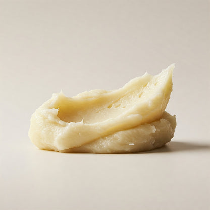 Raw shea butter - a key ingredient in Tidy Beauty Collagen Body Butter