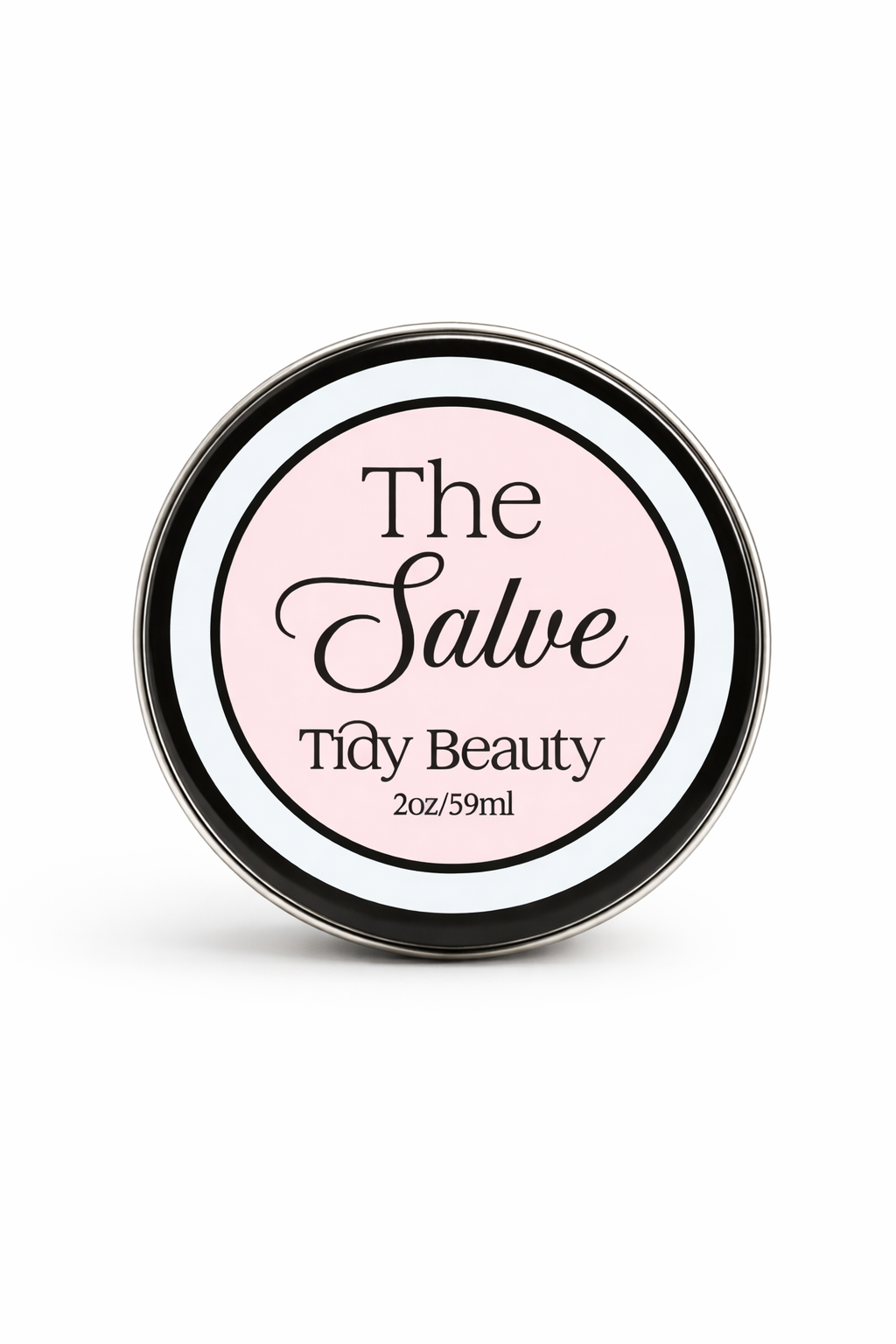 Tidy Beauty The Salve container on a white background