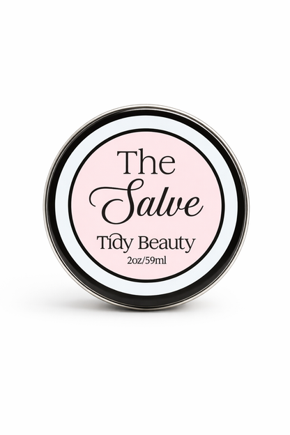 Tidy Beauty The Salve container on a white background